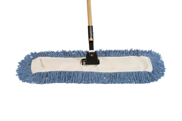 floor cleaner brush on isolated white background