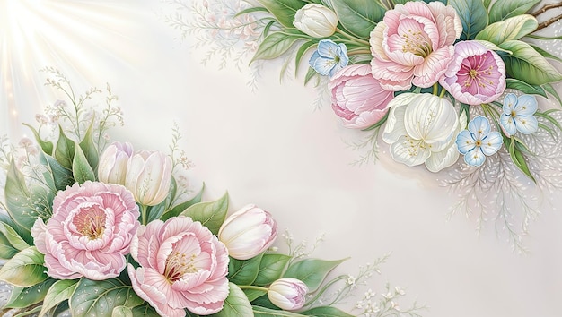 Floral art illustration Highly detailed