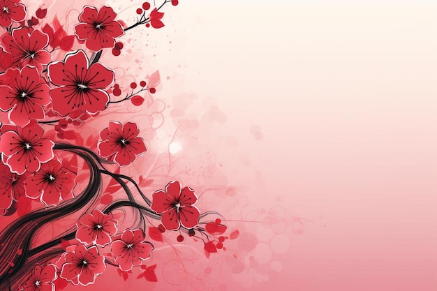 floral background background and copy space