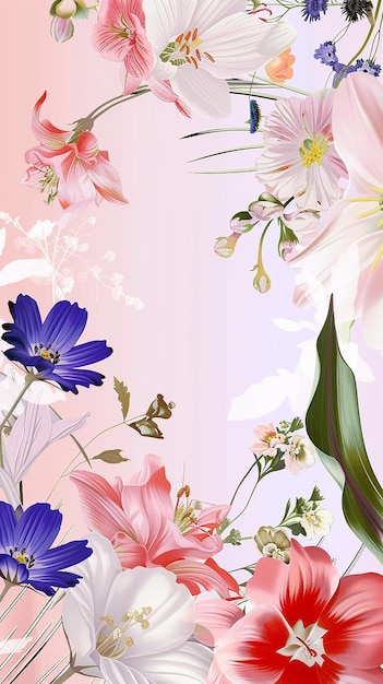 floral background for wedding or birthdays