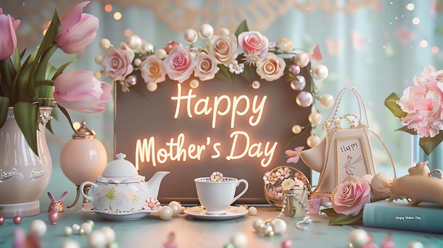 Floral backgrounds for honoring motherly love always