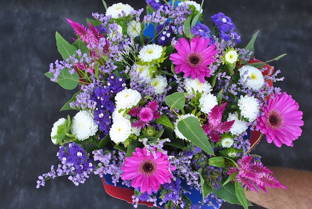 Floral bouquet of different flowers