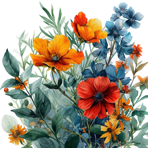 floral bouquet illustration