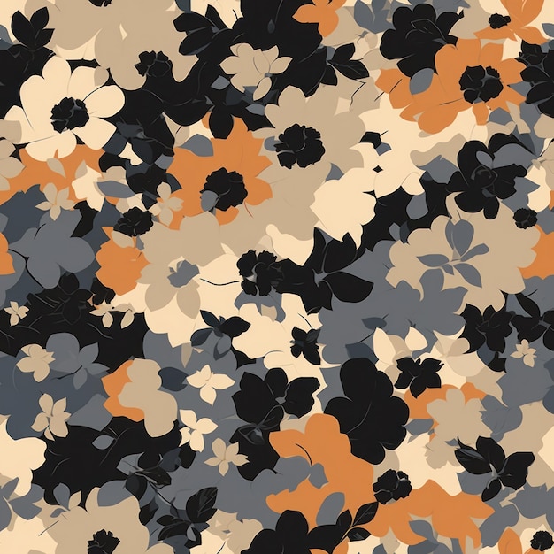 Floral camouflage pattern backgrounds graphics textured