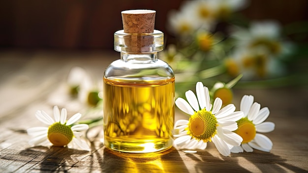 Floral chamomile oil