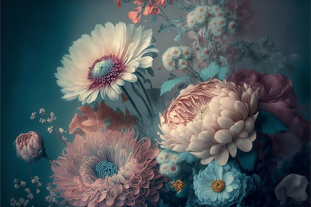 Floral design background