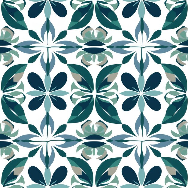 Floral Geometry Wallpaper