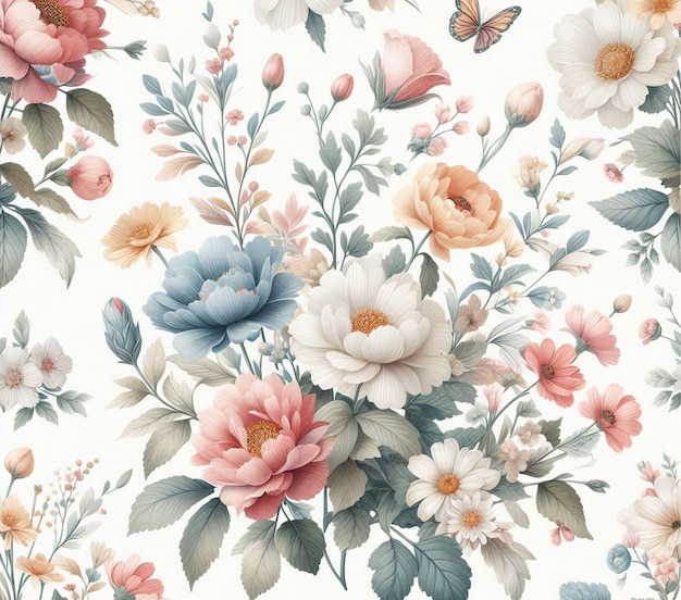 Floral Mothers Day background