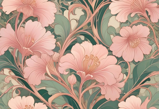 a floral pattern by person