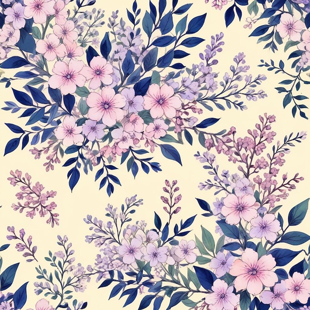 a floral pattern by person