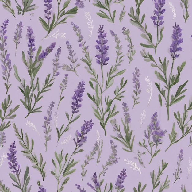 Photo floral seamless pattern and wallpaper aigenerated