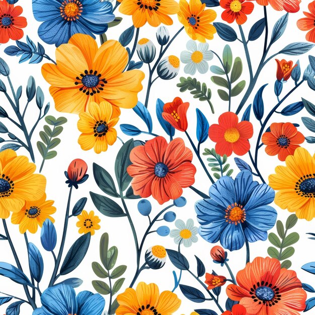 Floral seamless pattern