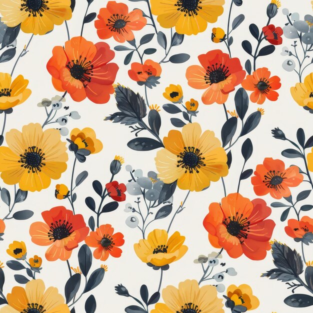 Floral seamless pattern