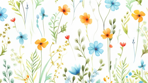 a floral wallpaper from the collection by person