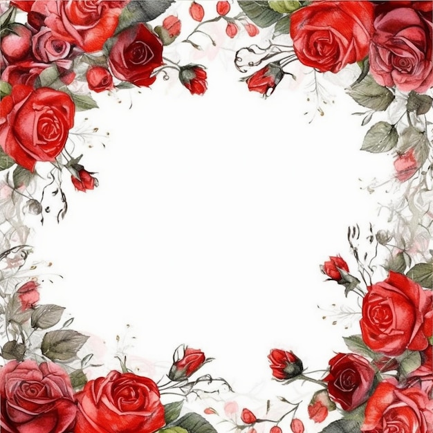 floral wreath vector