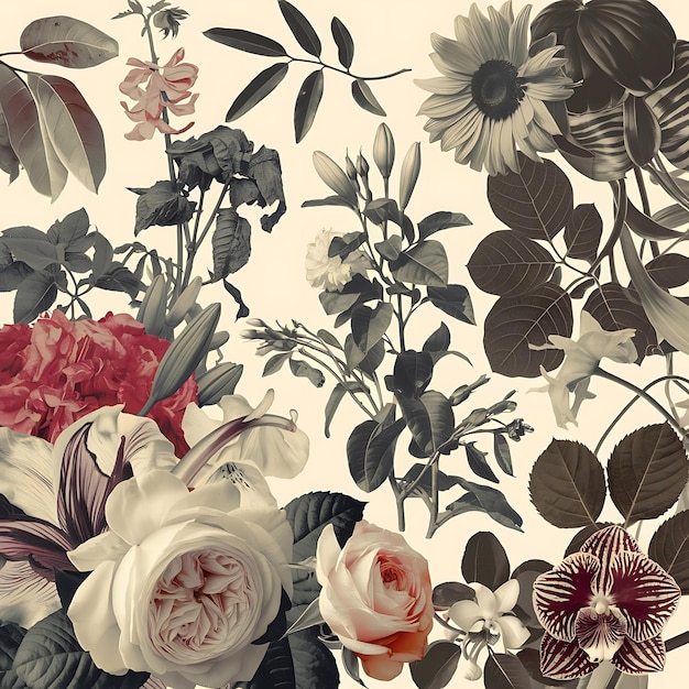 Photo florals and pattern botanicals image