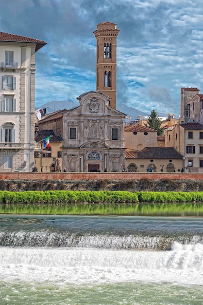 Florence arno river view