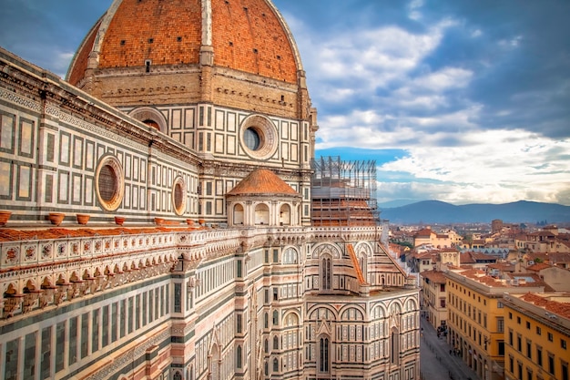 Florence the famous dome of the Duomo Santa Maria del Fiore