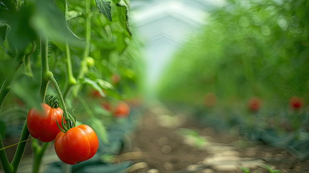 Flourishing Tomatoes Amidst Earthly Terrain