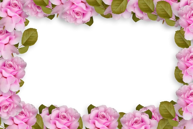 Flower border Frame Background Flower Background Floral Frame Background