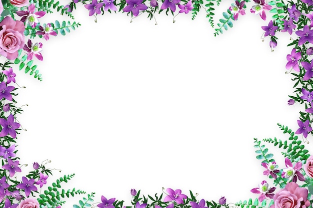 Flower border Frame Background Flower Background Floral Frame Background