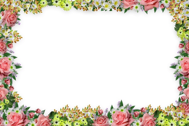 Flower border Frame Background Flower Background Floral Frame Background