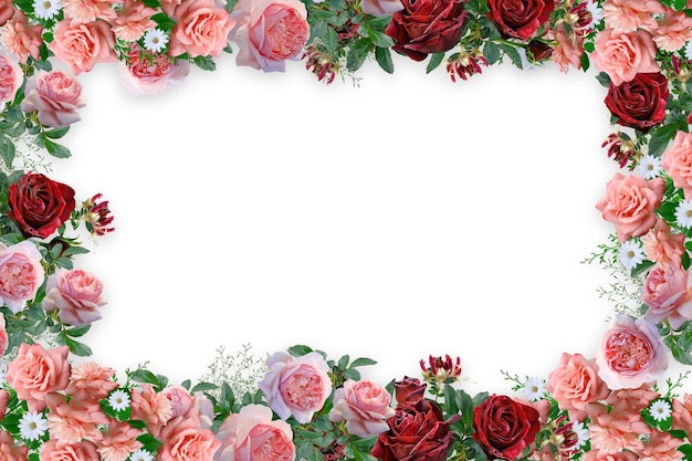 Flower border Frame Background Flower Background Floral Frame Background