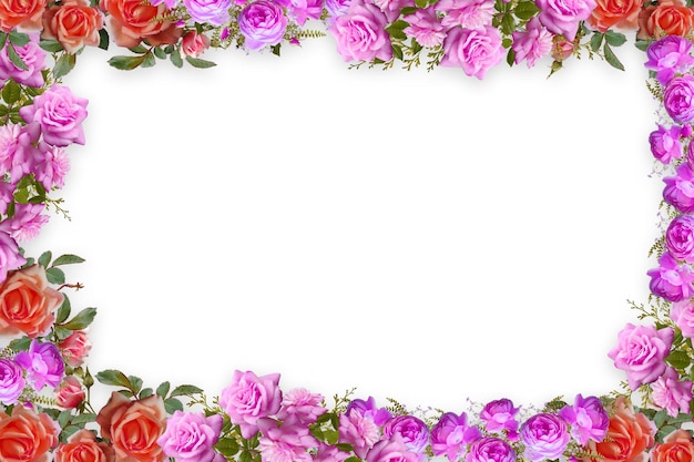 Flower border Frame Background Flower Background Floral Frame Background