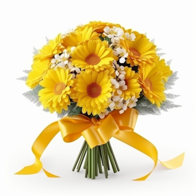 Flower bouquet isolated Illustration AI GenerativexA