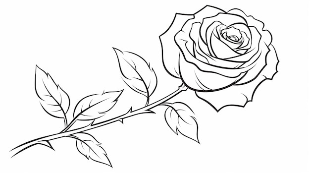 Flower continuous one line art drawing vector illustration