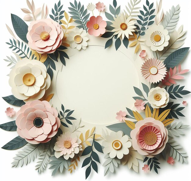 Flower And Floral Frame