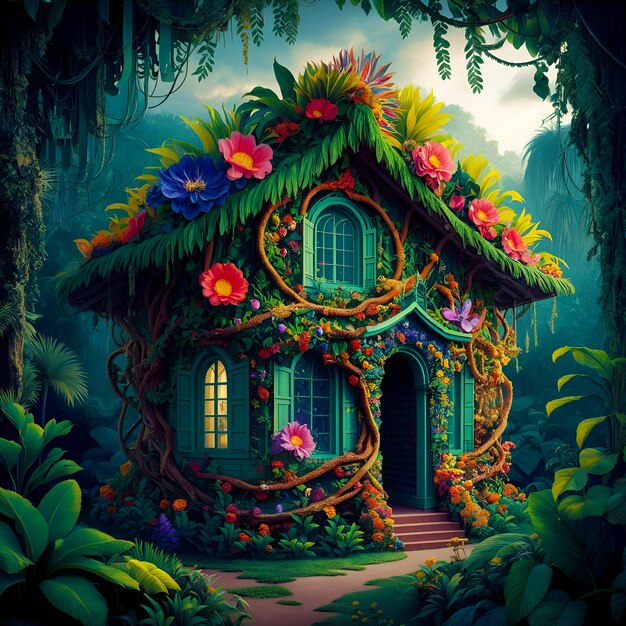 flower house