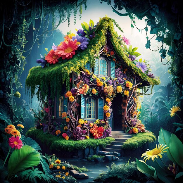 flower house