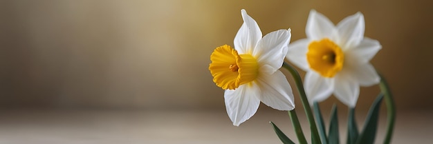 Photo a flower is floating in the water with a yellow center