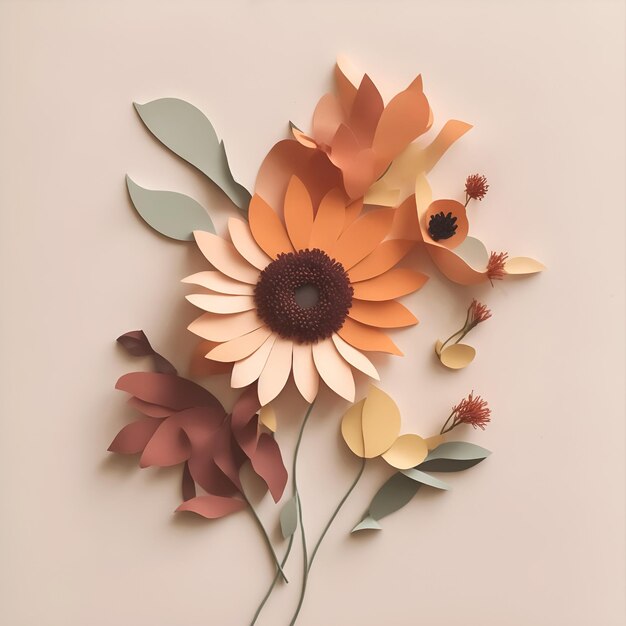 flower paper art