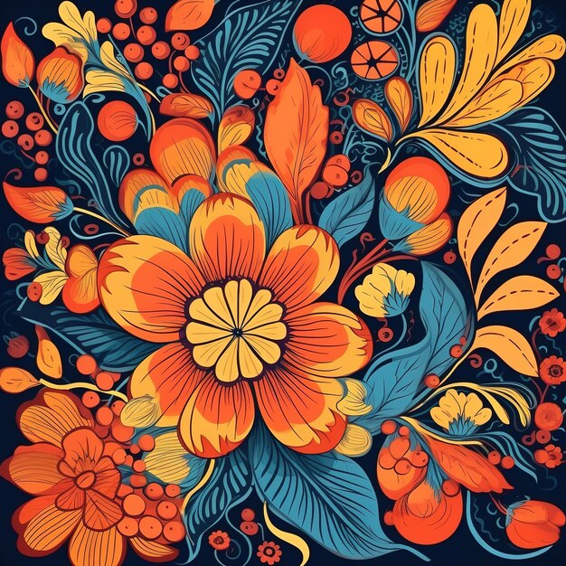 flower pattern illustration