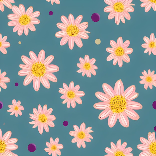 Flower seamless abstract pattern floral random background modern design decoration and digital printing