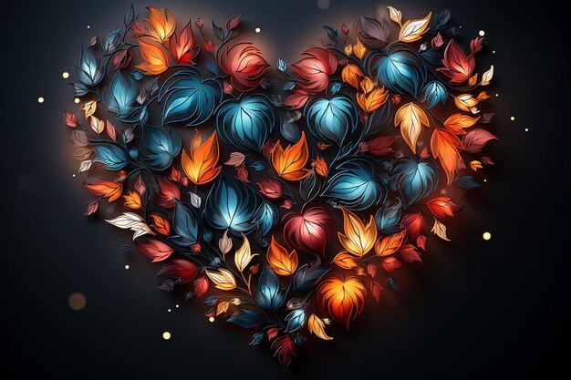 flower template background design generate by Ai