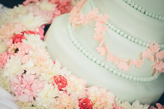 Flower Wedding Cake