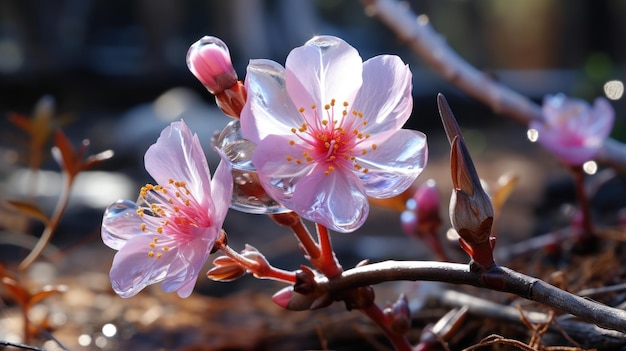 Photo a flower with the name rhododendron on it