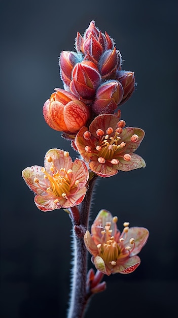 a flower with orange and yellow petals and the word  flower  on it