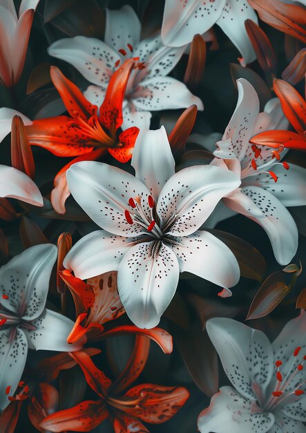 a flower with the word  lily  on it