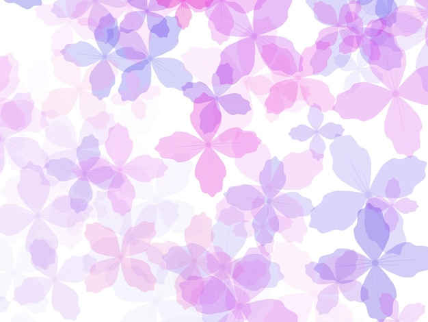 Flowers Bokeh Illustration for Background