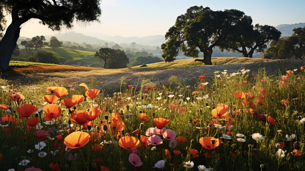 flowers in the meadow