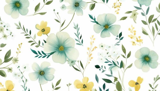 Flowers pattern full color