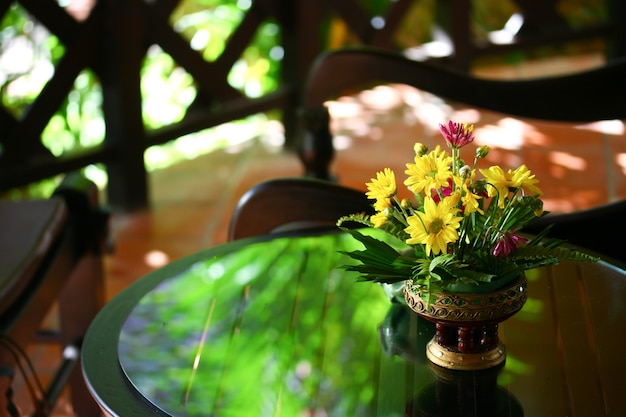 Flowers on the table