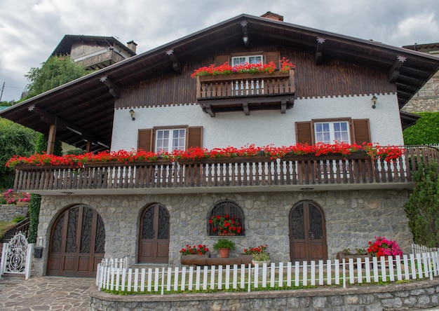 Flowers on the terrace