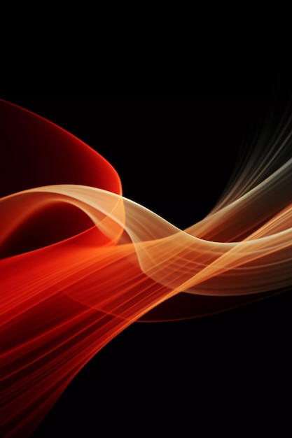 Flowing Colors Beautiful Abstract Background with Fluid Gradient and Line Design AI Generated