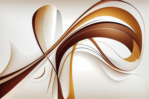 Flowing Line abstract isolated background