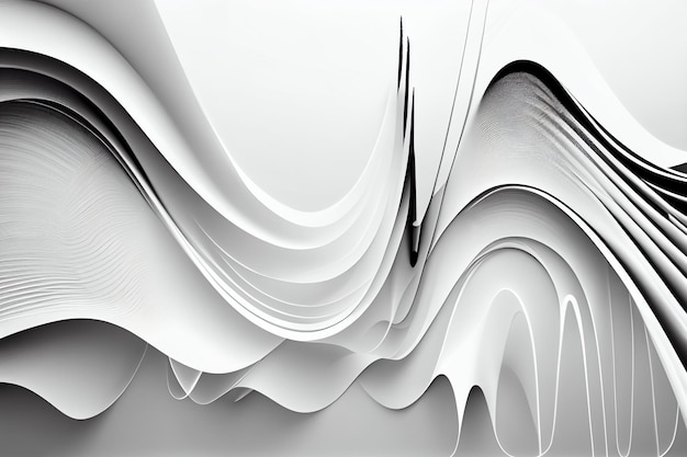 Flowing Line abstract isolated background